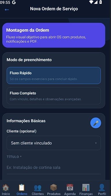 Tela real do AponteOS